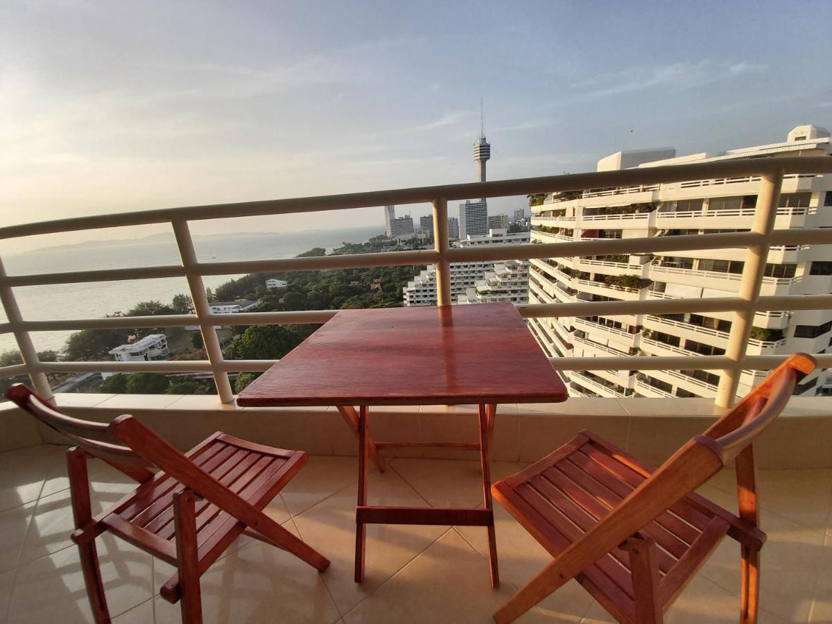 Condominum In Jomtien Beach With Sea View, Balcony And Free Wifi Паттайя Экстерьер фото