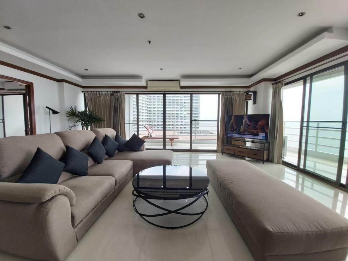 Condominum In Jomtien Beach With Sea View, Balcony And Free Wifi Паттайя Экстерьер фото