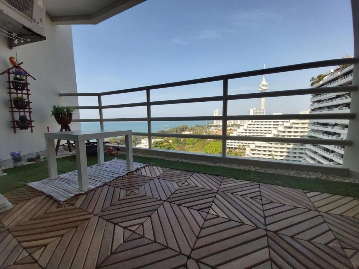 Condominum In Jomtien Beach With Sea View, Balcony And Free Wifi Паттайя Экстерьер фото